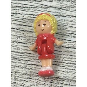 VINTAGE 1989 BLUEBIRD POLLY POCKET SCHOOL REPLACEMENT BONUS‎ DOLL GIRL FIGURE
